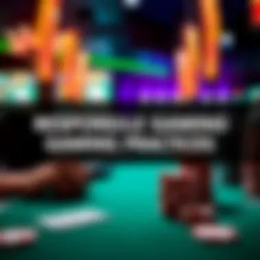 Responsible Gaming Practices An engaging graphic of a responsible gaming reminder