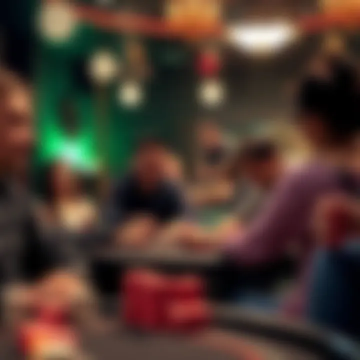 The Poker Community Experience A lively poker community event, highlighting the social aspect of the game.