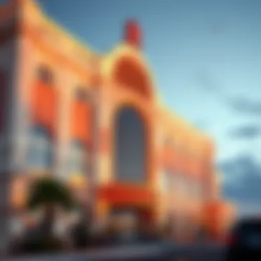 Stunning view of the Beach Casino facade