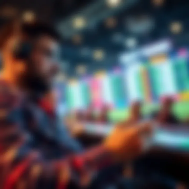 Experienced bettor placing a wager on a mobile device