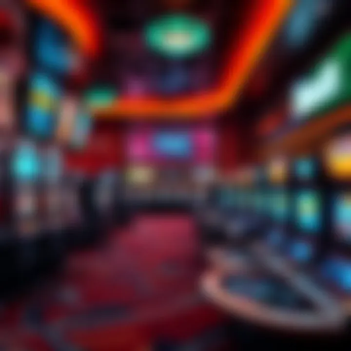 Diverse Gaming Options at BetMGM Interior of BetMGM featuring a variety of gaming options