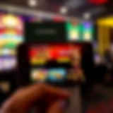 Caesars Casino app interface showcasing promotions