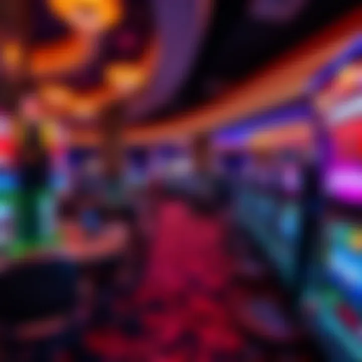 Luxurious gaming area at Casino Arizona