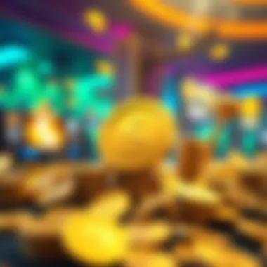 Strategic gameplay depicting coin utilization