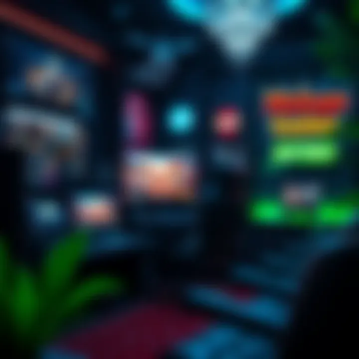 Optimal Gaming Environment for Huuuge Casino PC setup illustrating optimal gaming environment for Huuuge Casino