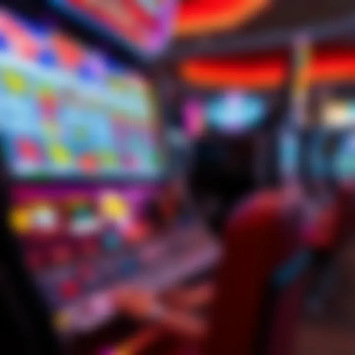 Advanced Technology in WMS Slot Machines Advanced technology interface of a WMS slot machine in action