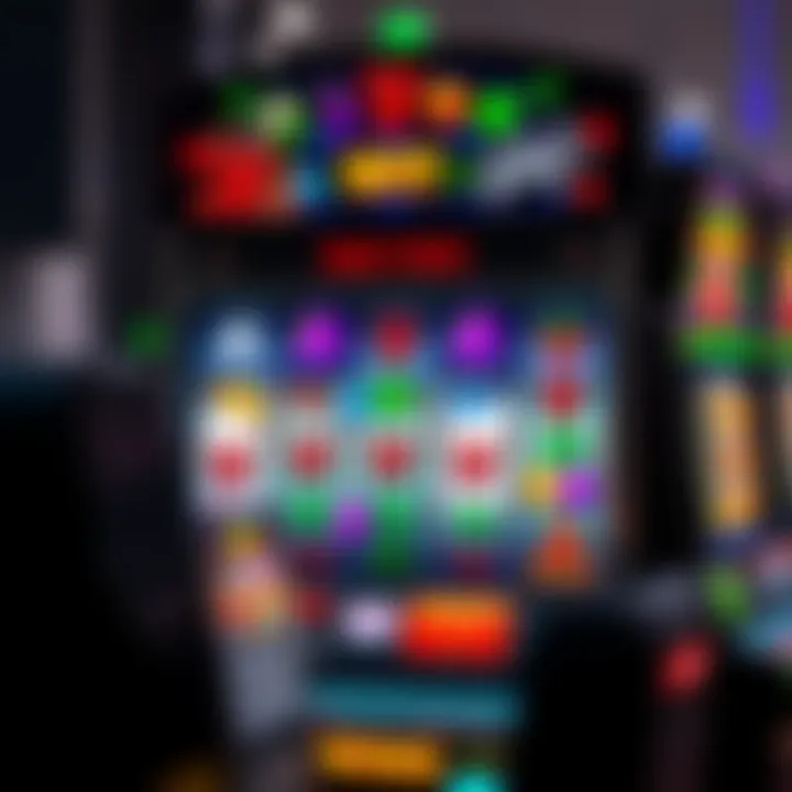 Thematic Diversity in WMS Slot Machines Intricate design of a WMS slot machine showcasing thematic diversity