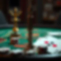 Illustration showcasing the historical origins of Blackjack and 21