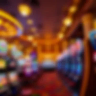 Dynamic Gaming Atmosphere Welcoming gaming floor at Caesars Casino