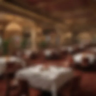 Gourmet dining experience at a renowned restaurant within the casino