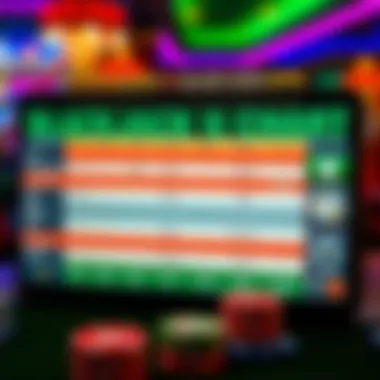 Comparison of Blackjack Apps Comparison chart of various blackjack apps