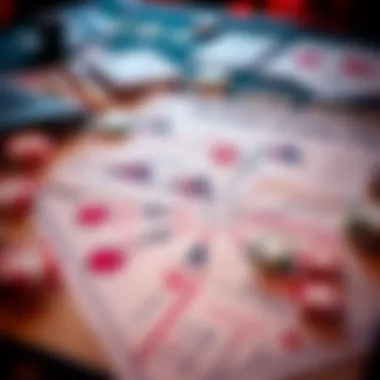 A strategic game plan laid out, illustrating smart gaming decisions.