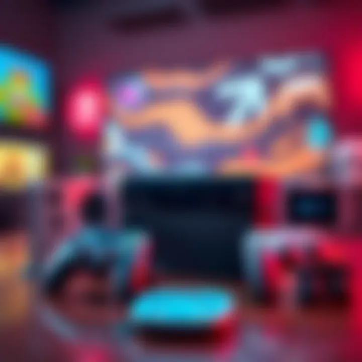 Platforms for Free Games An engaging visual representation of popular gaming platforms, including consoles and mobile devices