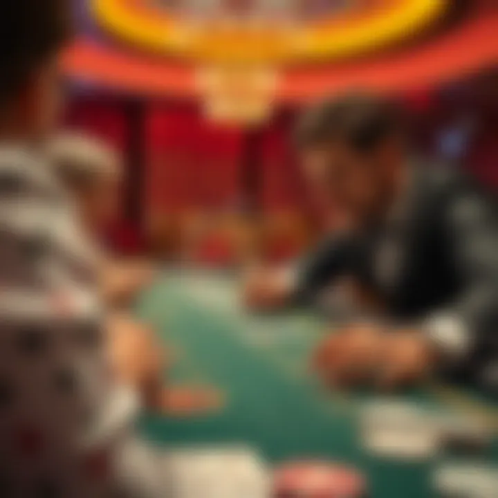 A serene play environment emphasizing enjoyment and engagement in betting without monetary risks.