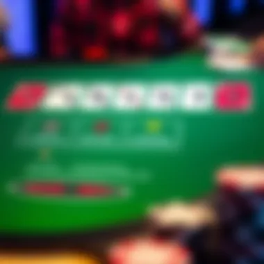 An overview of various side bet options displayed visually on a gaming interface.