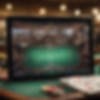 An overview of a digital platform displaying a Texas Holdem tournament interface