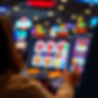 User Engagement with Online Slots A user enjoying a free online slot game on a digital device