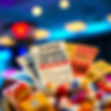 Georgia Lottery ticket showcasing various types