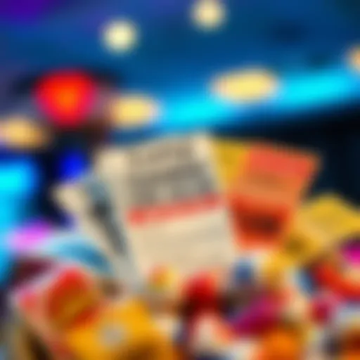 Georgia Lottery ticket showcasing various types