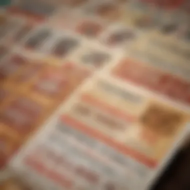 Close-Up of Casino Coupons