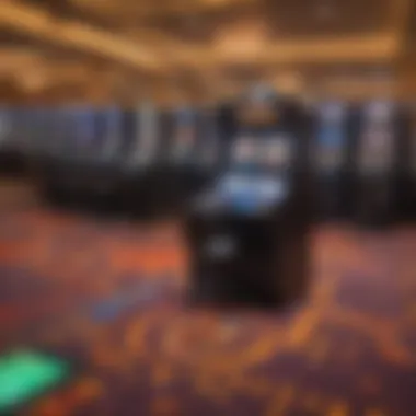 Exciting gaming floor filled with vibrant gaming machines