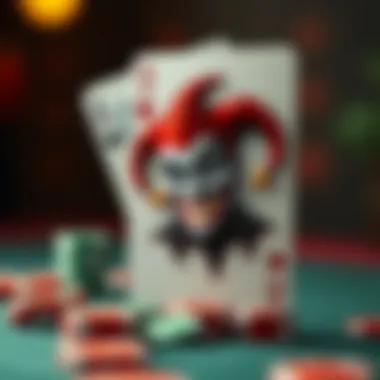 Visual representation of gameplay strategies involving the Super Joker Card