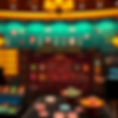 An intricate diagram illustrating the architecture of casino software solutions