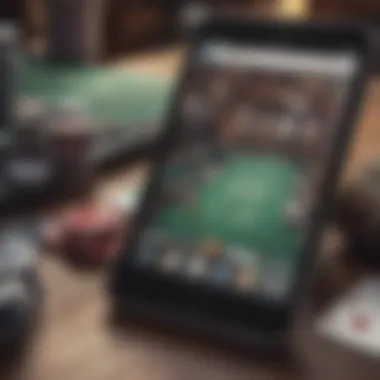 A diverse range of poker applications displayed on various devices