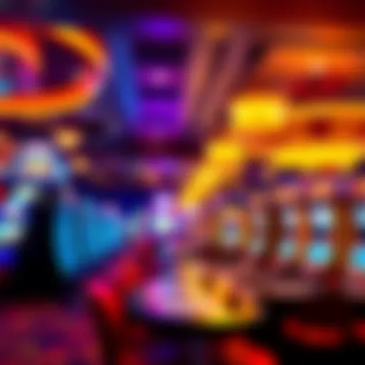 A vibrant view of the interior of a live casino in Pittsburgh