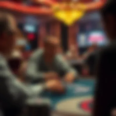 A player utilizing strategy at a low limit poker game