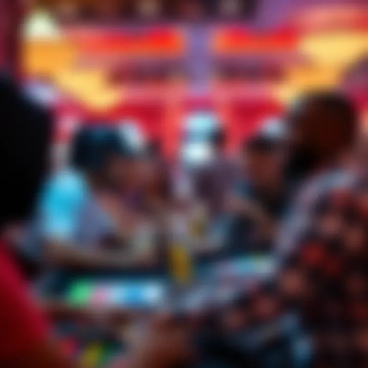 Diversity in Gaming Engagement Diverse group of individuals engaging in various gaming activities