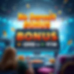 Illustration of an online betting platform showcasing no deposit bonus codes