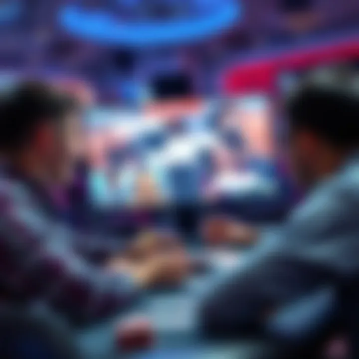 A lively online chat feature enhancing the social aspect of blackjack gaming