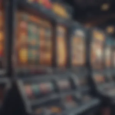 An engaging visual representation of game themes in slot machines.