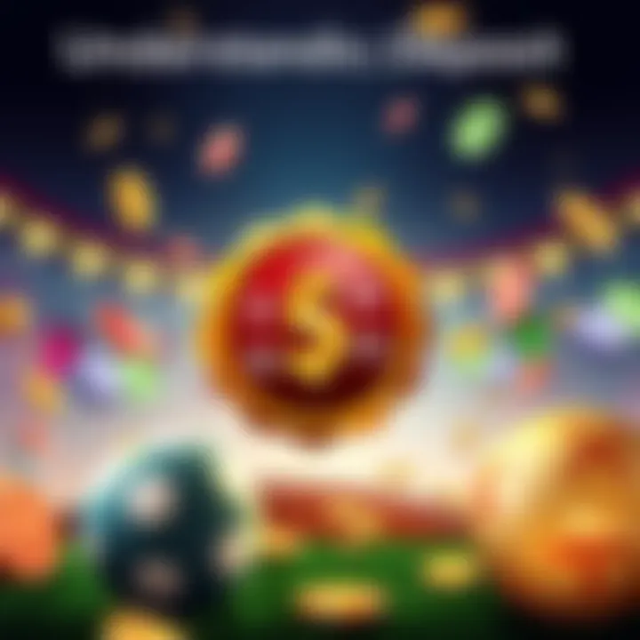 Illustration showing the concept of a deposit bonus in online betting