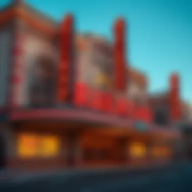 Facade of the Railroad Casino reflecting vintage architectural style