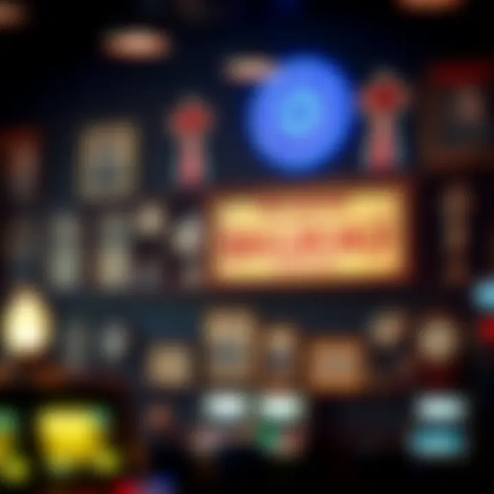 Historical memorabilia displayed within the casino