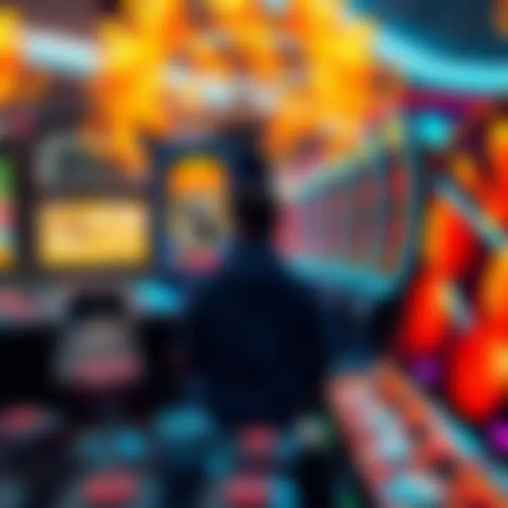 Artistic representation of fireball theme in slot machines
