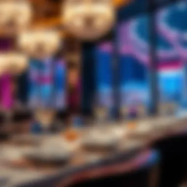 Gourmet dining experience at SLS Las Vegas restaurant