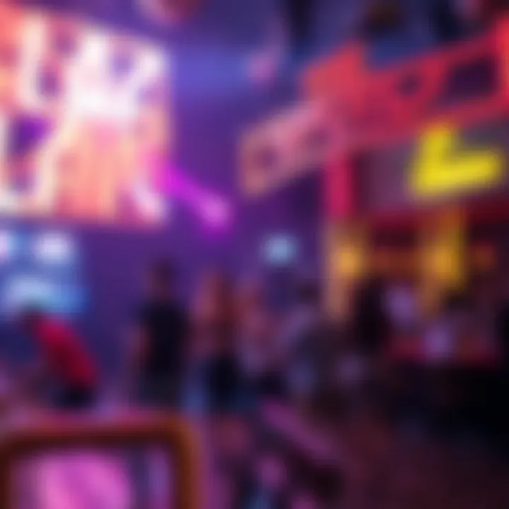 Vibrant nightlife at SLS Las Vegas nightclub