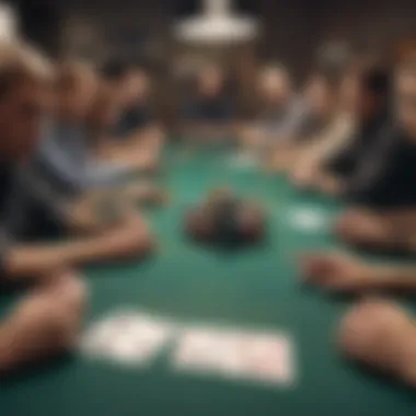 A visual representation of player positions in Texas Hold'em