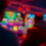 A vibrant online casino interface showcasing various games