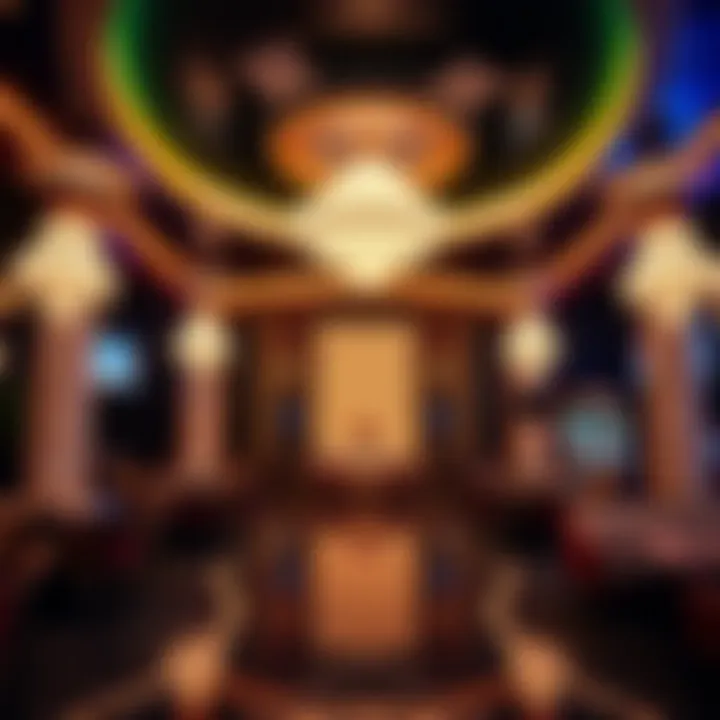 Stunning interior design of a Mandalay Bay club