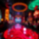 Vibrant nightlife at Mandalay Bay club