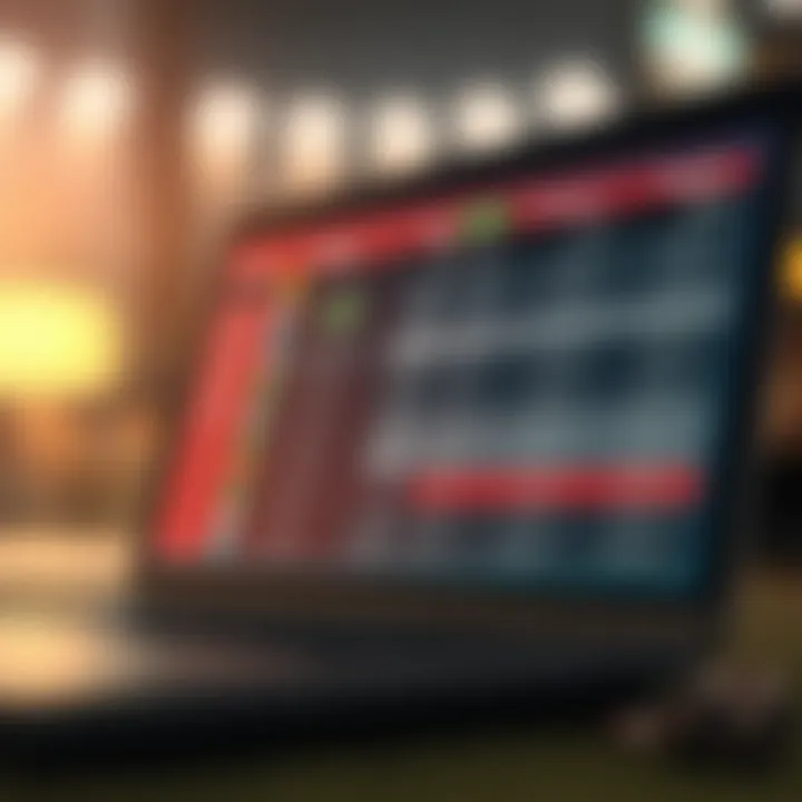 Understanding Betting Odds: Key to Successful Wagering A close-up of a laptop screen displaying betting odds