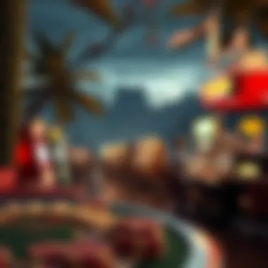 Illustration depicting the history of gambling in Hawaii