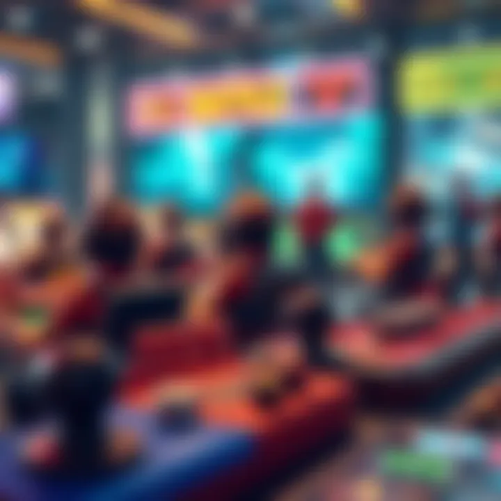 Illustration of various game types and mechanics