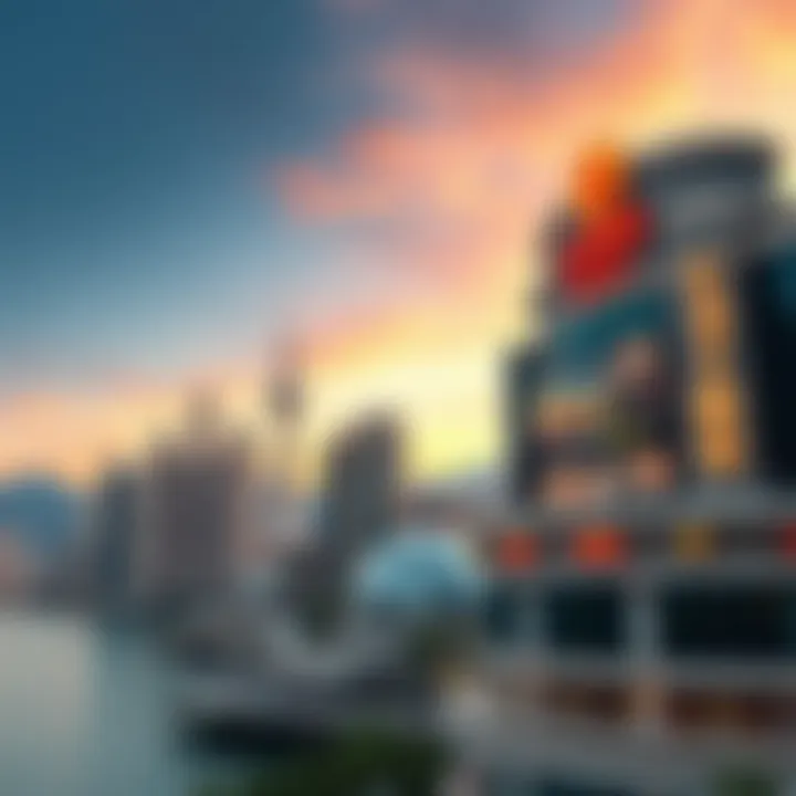 Iconic skyline featuring a renowned casino