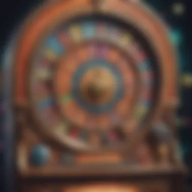 Colorful online penny slot interface showcasing various themes