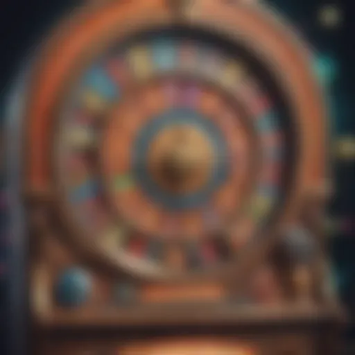 Colorful online penny slot interface showcasing various themes